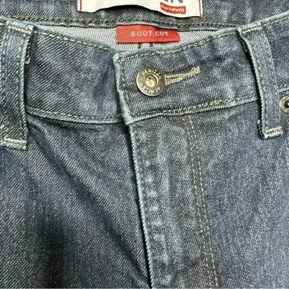 Denizen From Levi’s Boot Cut Jeans Dark Wash Size 8M - Picture 4 of 16